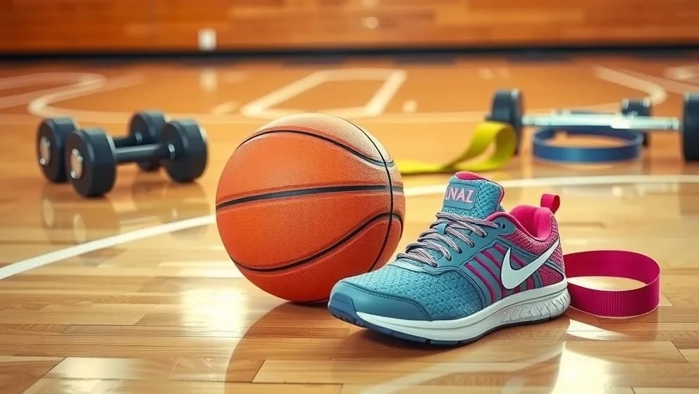 Basketspelares fitnesstrening för bättre prestationer