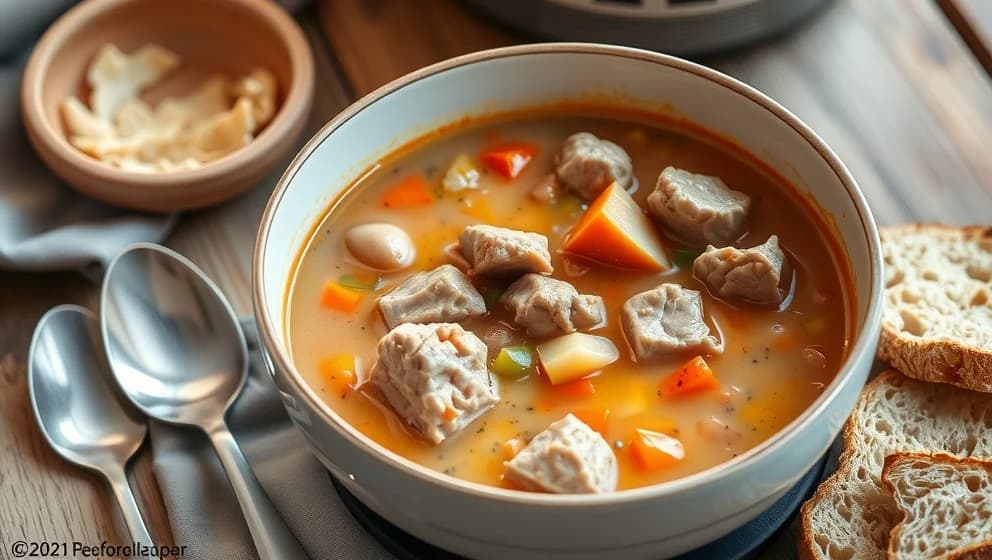 Fläskytterfilé gryta med grädde hemma